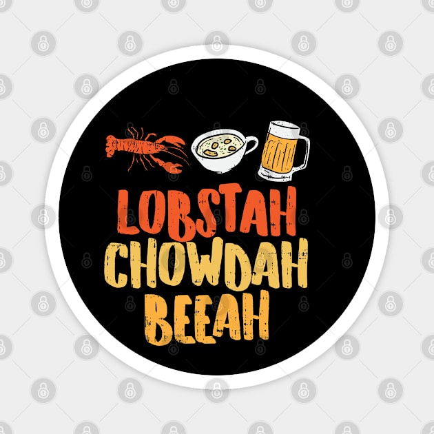 Lobstah Chowdah Beeah Magnet by maxdax